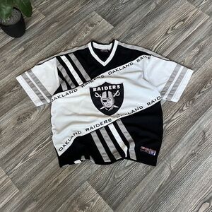 Oakland Raiders Black and White Jersey